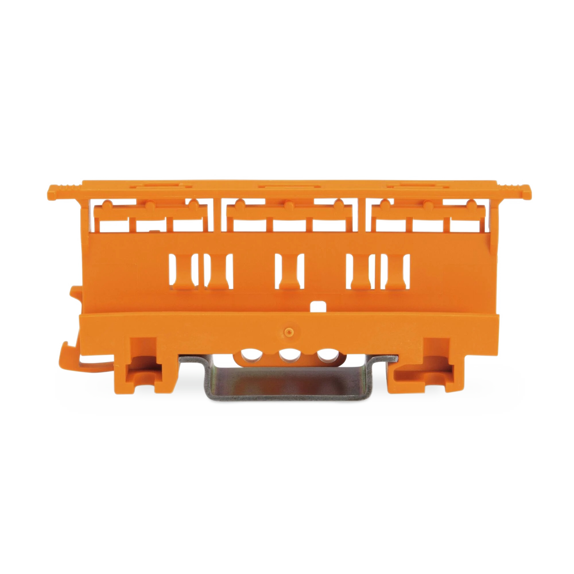 Befestigungsadapter WAGO, 4mm², Schraubmontage, orange
