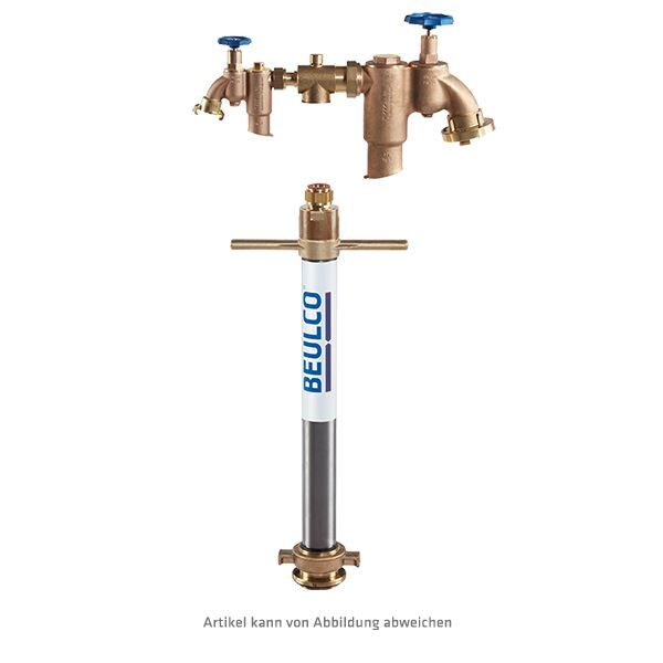 Trinkwasser-Standrohr,NW 50/50, für Wasserzähler Qn6 ohne Überbrückungsrohr mit Systemtrenner BA DN20 x DN40