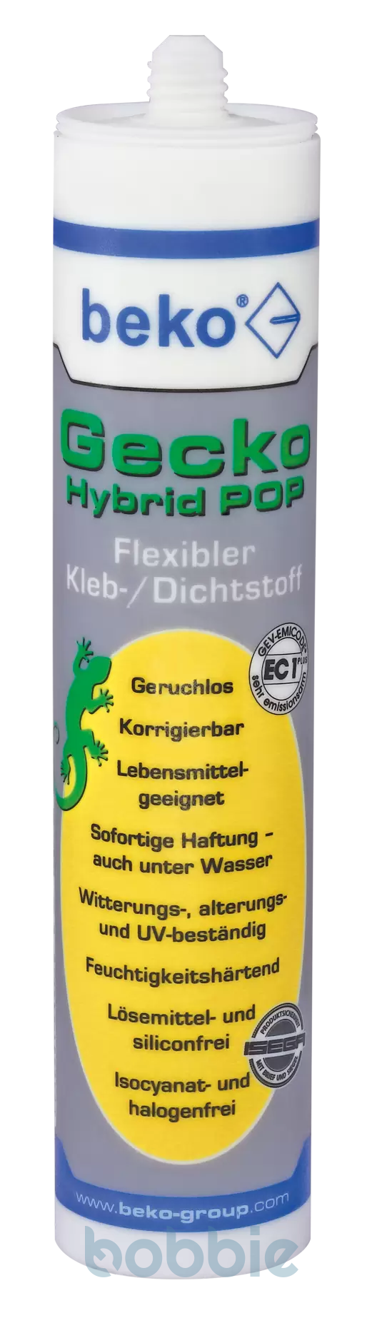 Gecko Hybrid POP 310 ml GRAU Kleb-/Dichtstoff