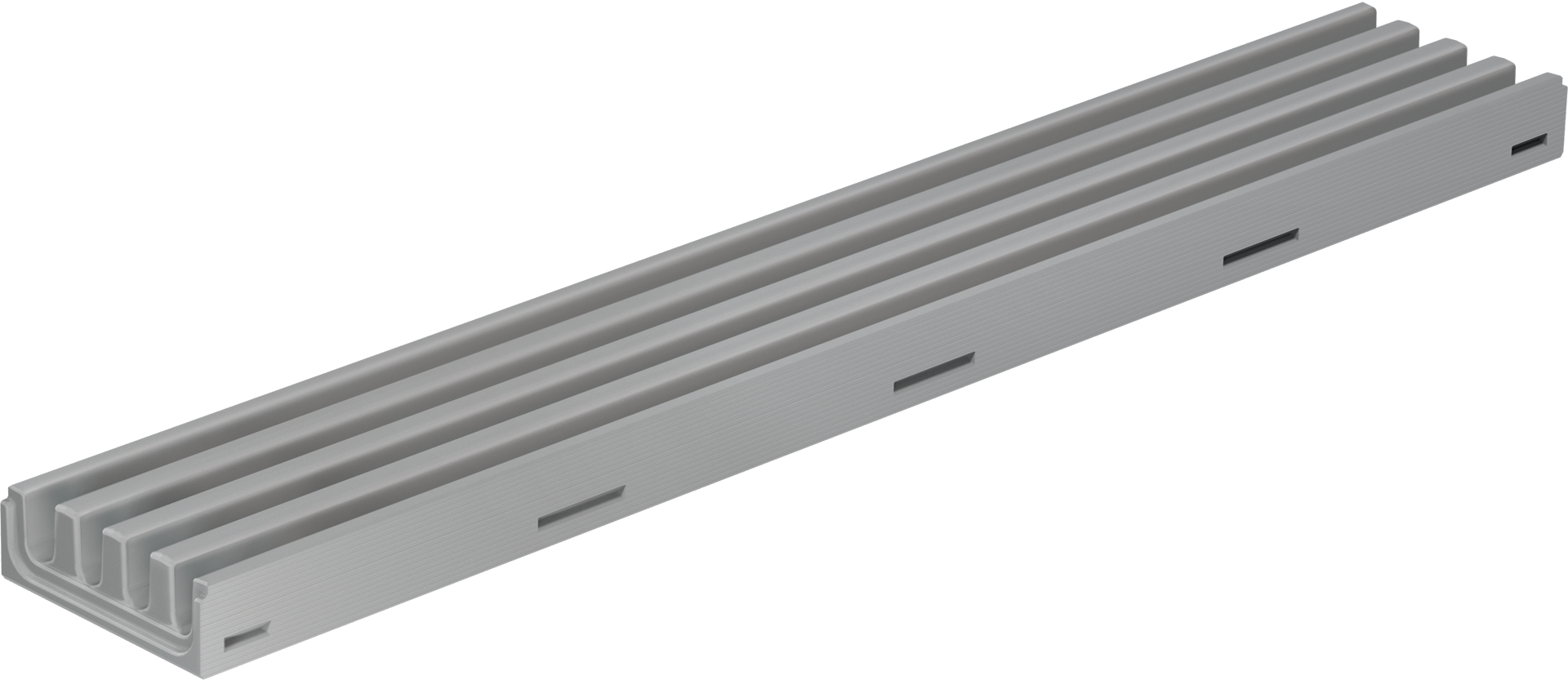 BG-FILCOTEN, Ablaufabdeckung parkline 150, H=35 mm, SW12,5mm, Doppelsteg, Edelstahl