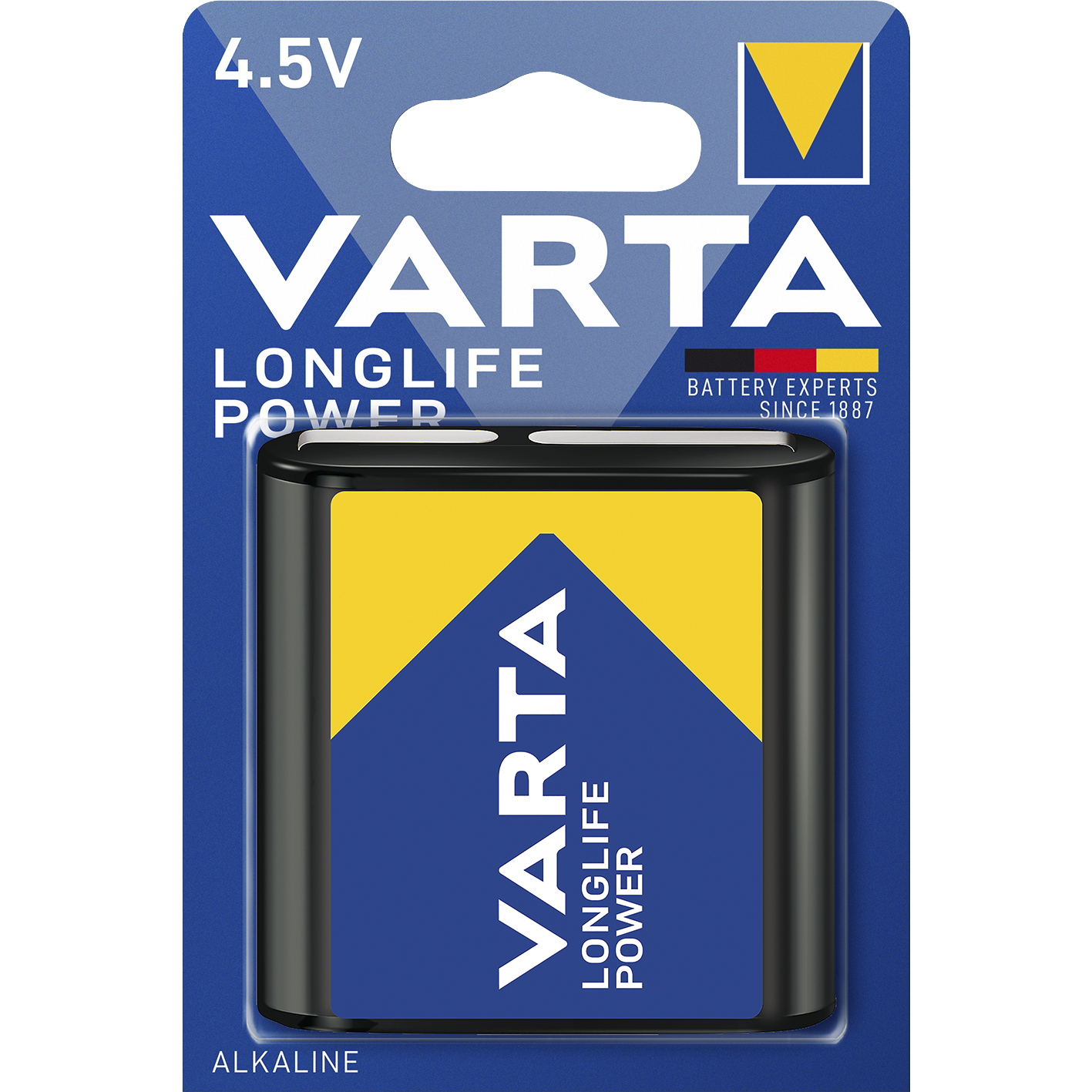 Block Batterie VARTA ''Longlife Power'' Alkaline, 3LR12, 4,5V