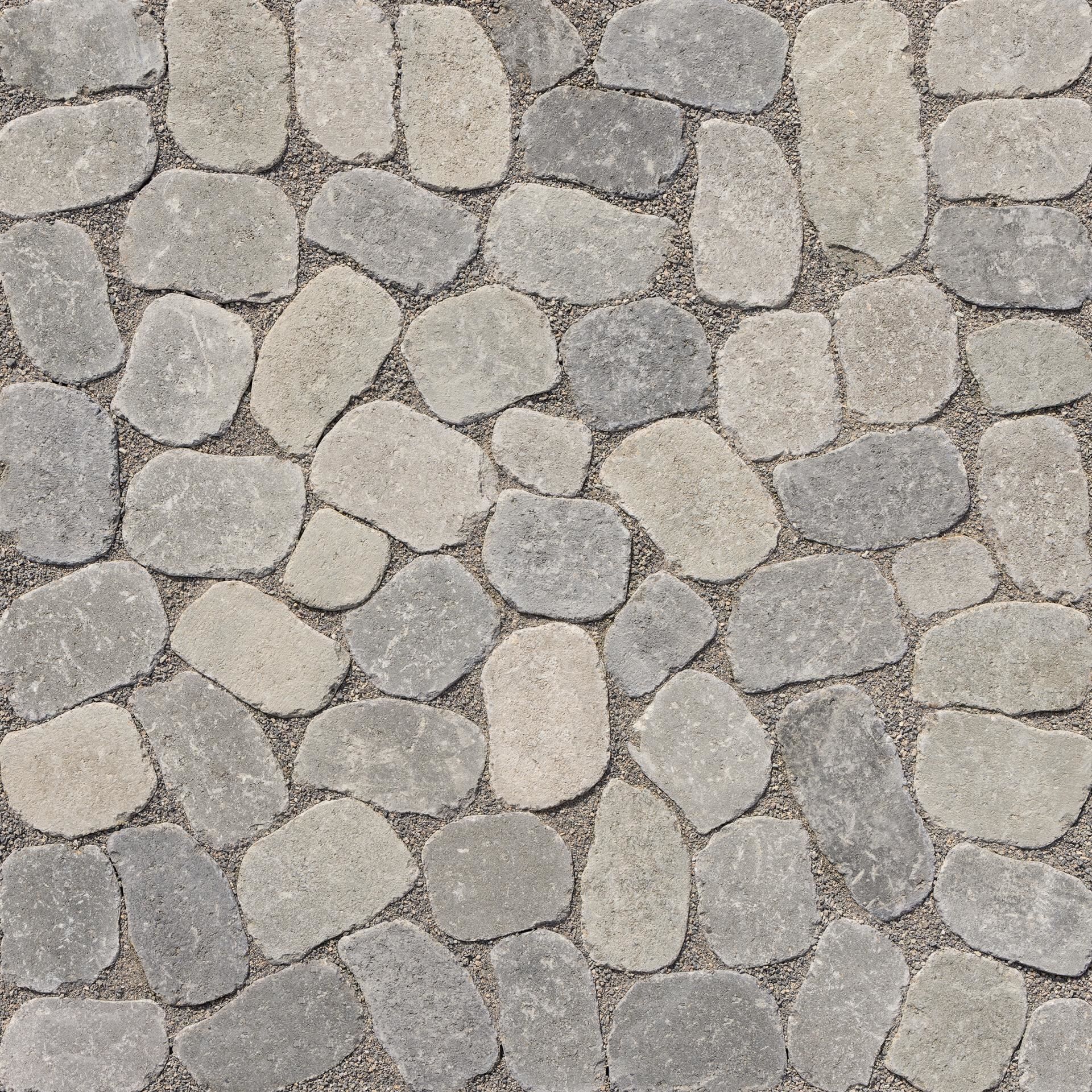 ARENA VIVA - Kleinformate, 7cm, Formatmix, Big-Bag, Grau-Schattiert Nr. 18, getrommelt, DIN EN 1338,