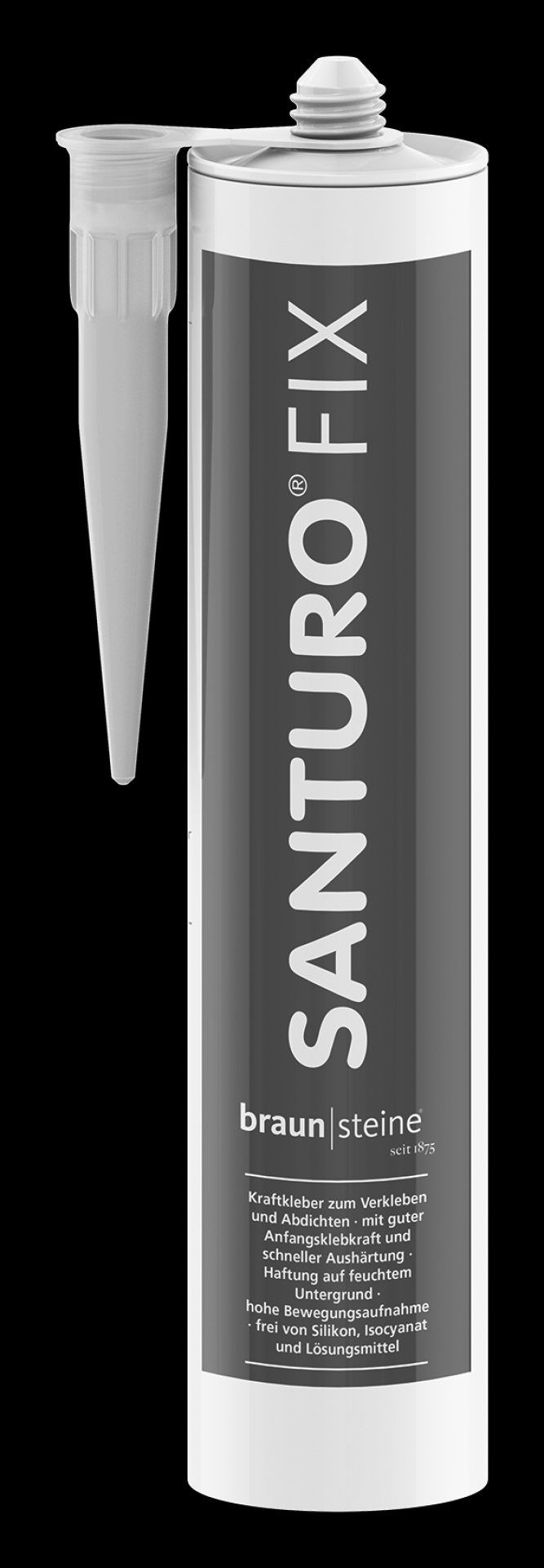 SANTURO Fix Kartuschenkleber grau