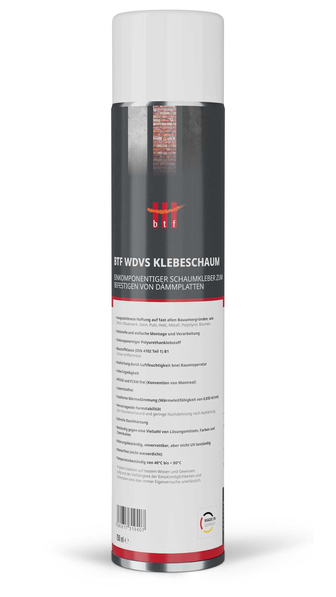 WDVS Klebeschaum B1 750ml