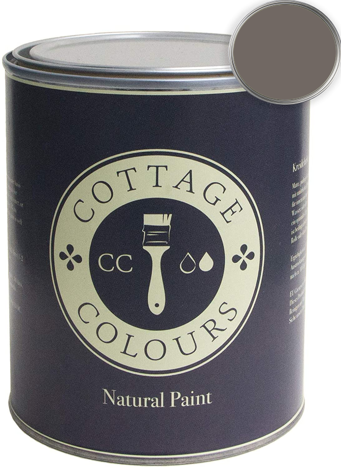 Farbe Powdry-Taupe Kreidefarbe 0,5 Liter