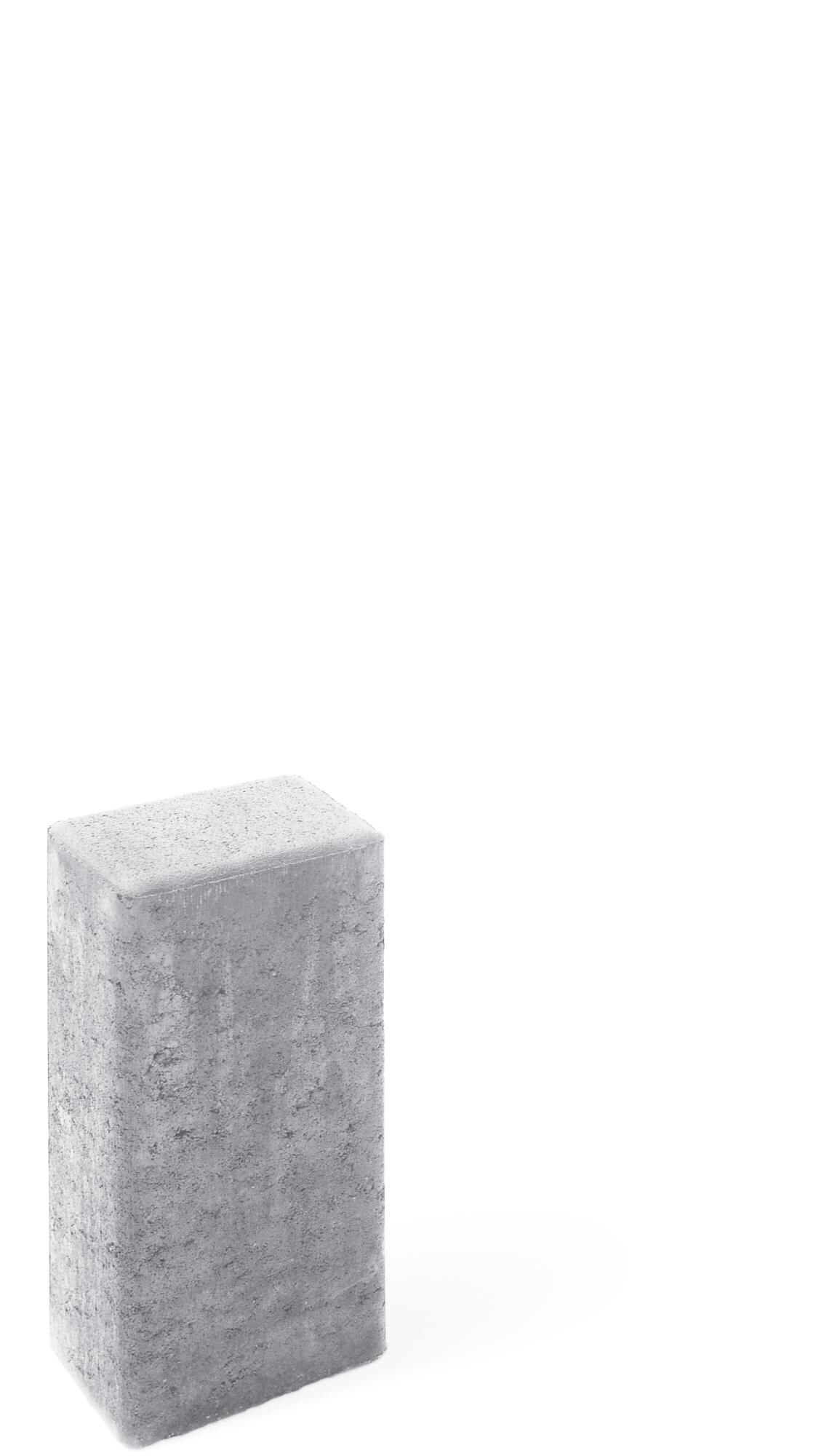 DIEPHAUS RECHTECK-PALISADE GRAU 40/16,5/12 CM
