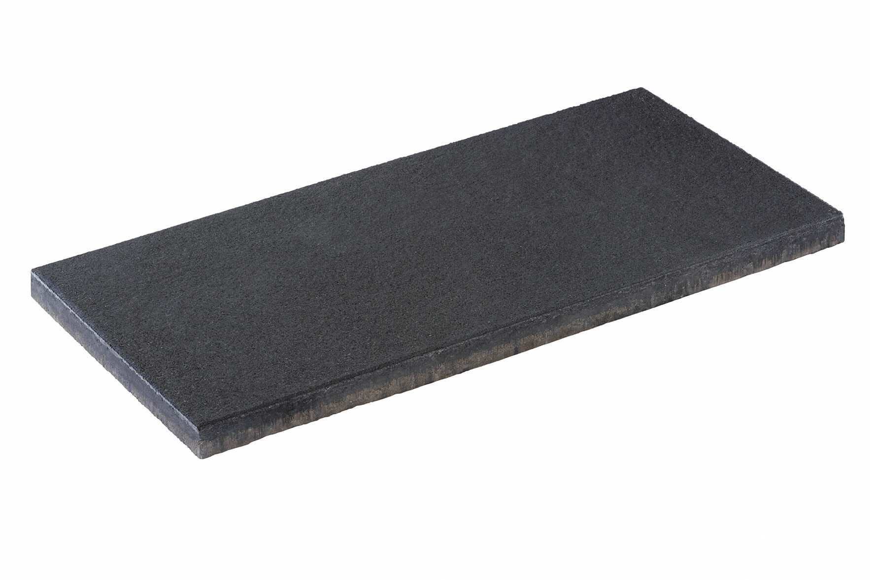 DIEPHAUS Terrassenplatte DIE BELGISCHE SCHWARZ-BASALT 80/40/4 CM