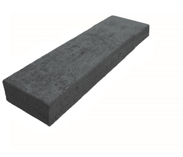 DIEPHAUS BLOCKSTUFE ANTHRAZIT 125/35/15 CM PE2