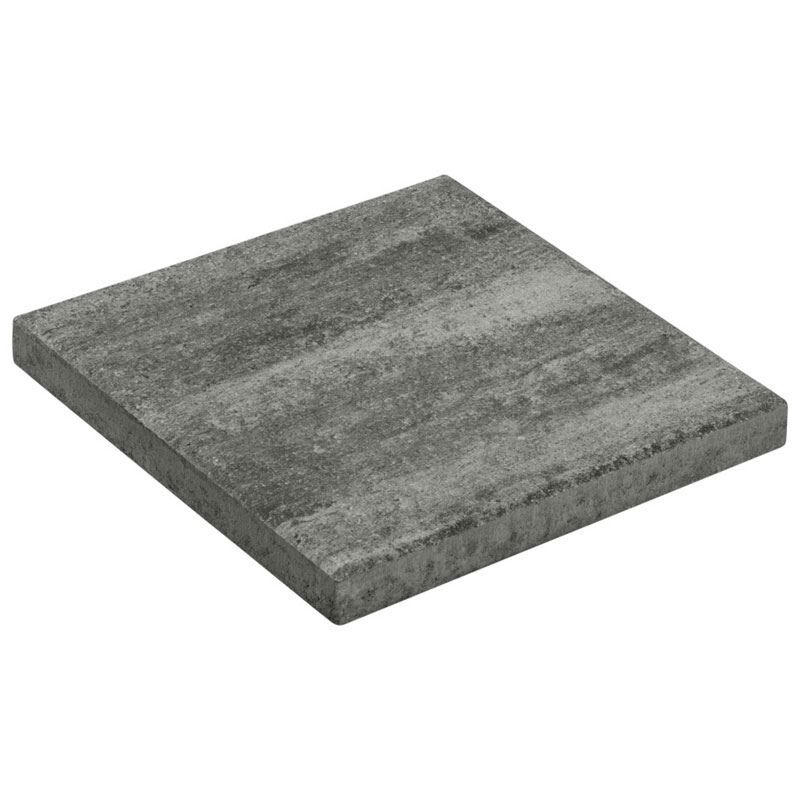 DIEPHAUS Terrassenplatte SANDSTEIN GRAU-SCHWARZ 40/40/4CM 120/DBP