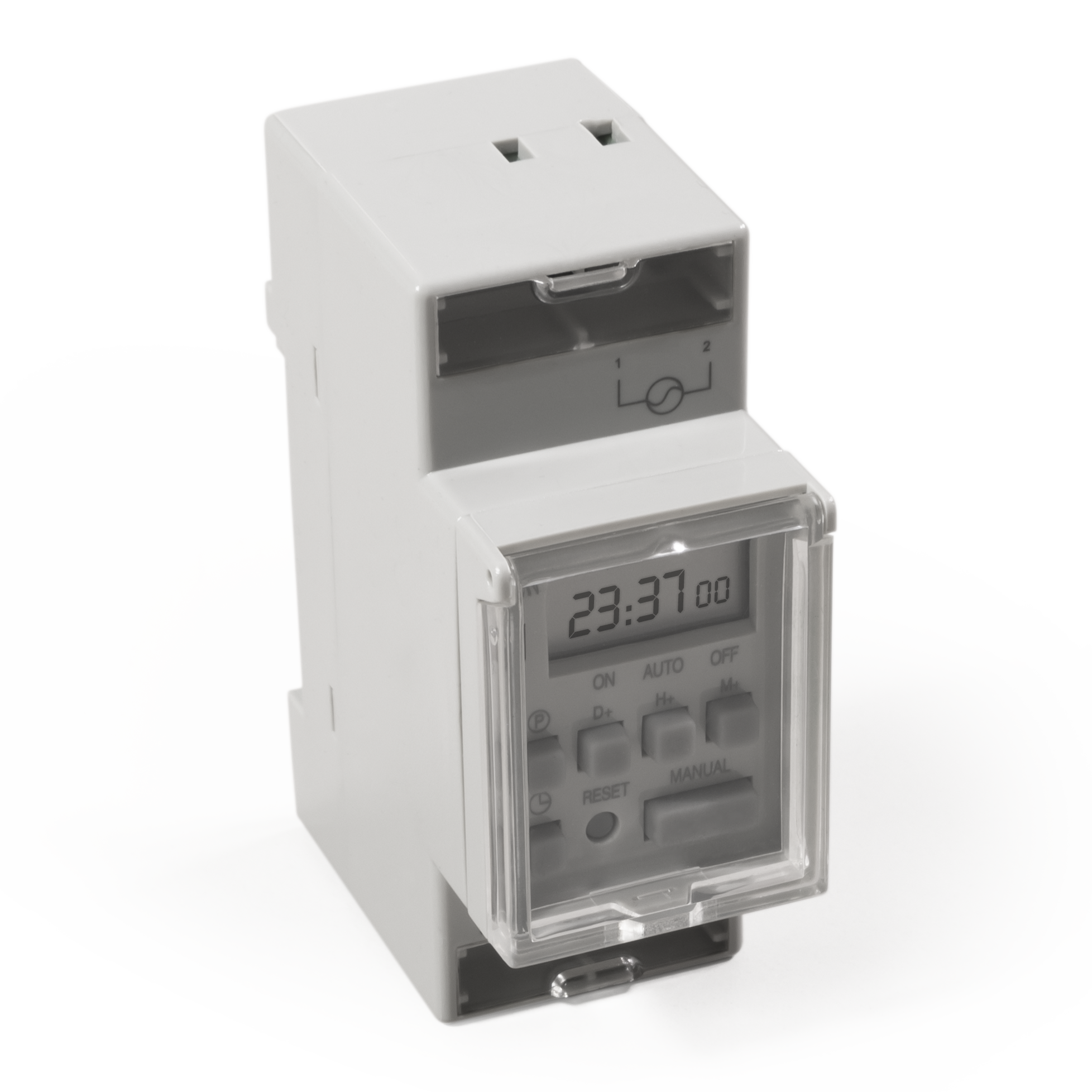 Digitale Zeitschaltuhr McPower ''STE-5'' 230V, Schalttafel-Einbau, Bluetooth, 1800W