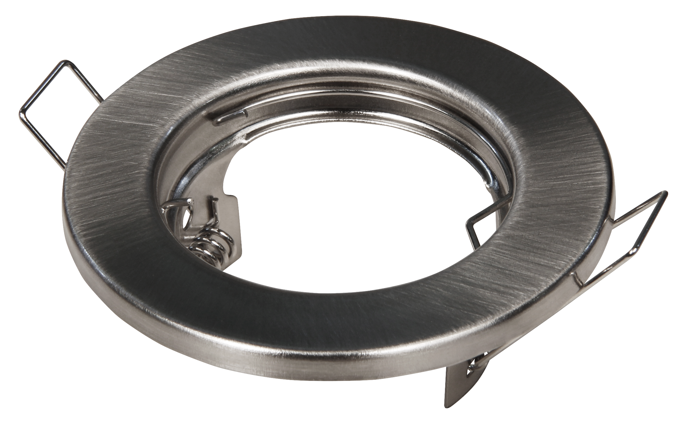 Einbaurahmen McShine ''ER-80'' Edelstahl gebürstet, Ø80mm, starr