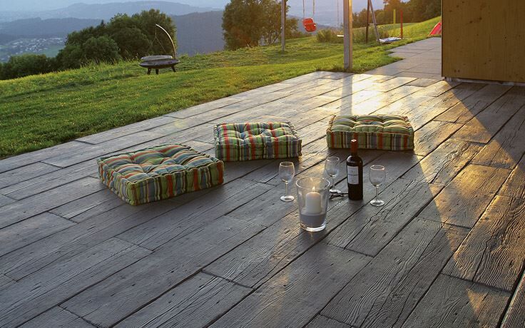 Terrassenbeläge Mahora® Dielenstein