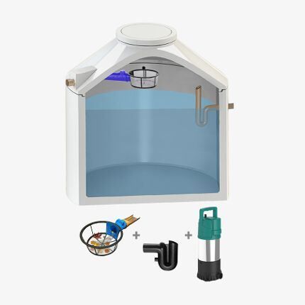 FUCHS Aqualith Betonzisterne - Komplettpaket garten