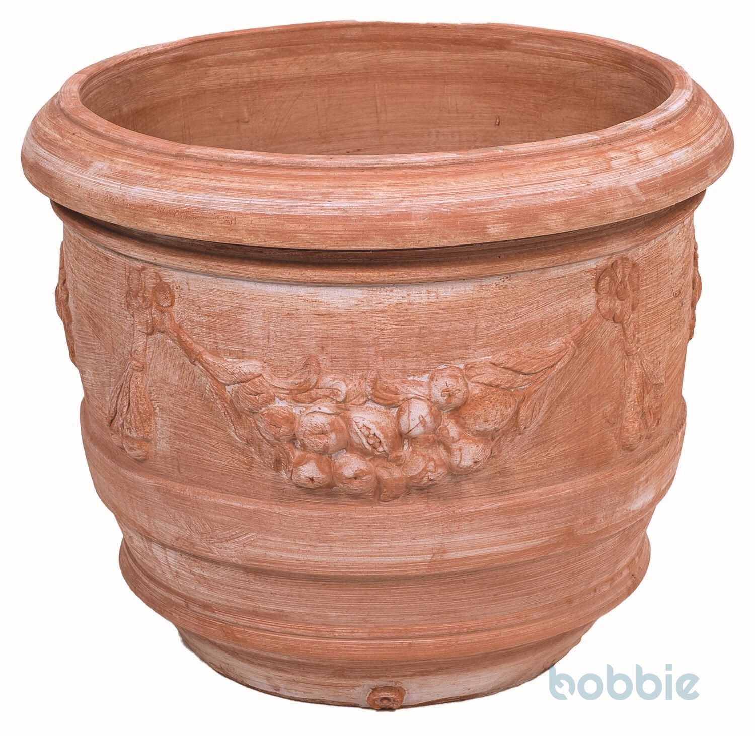 Blumentopf Fassvase festlich - VASO A BARILE FESTONATO