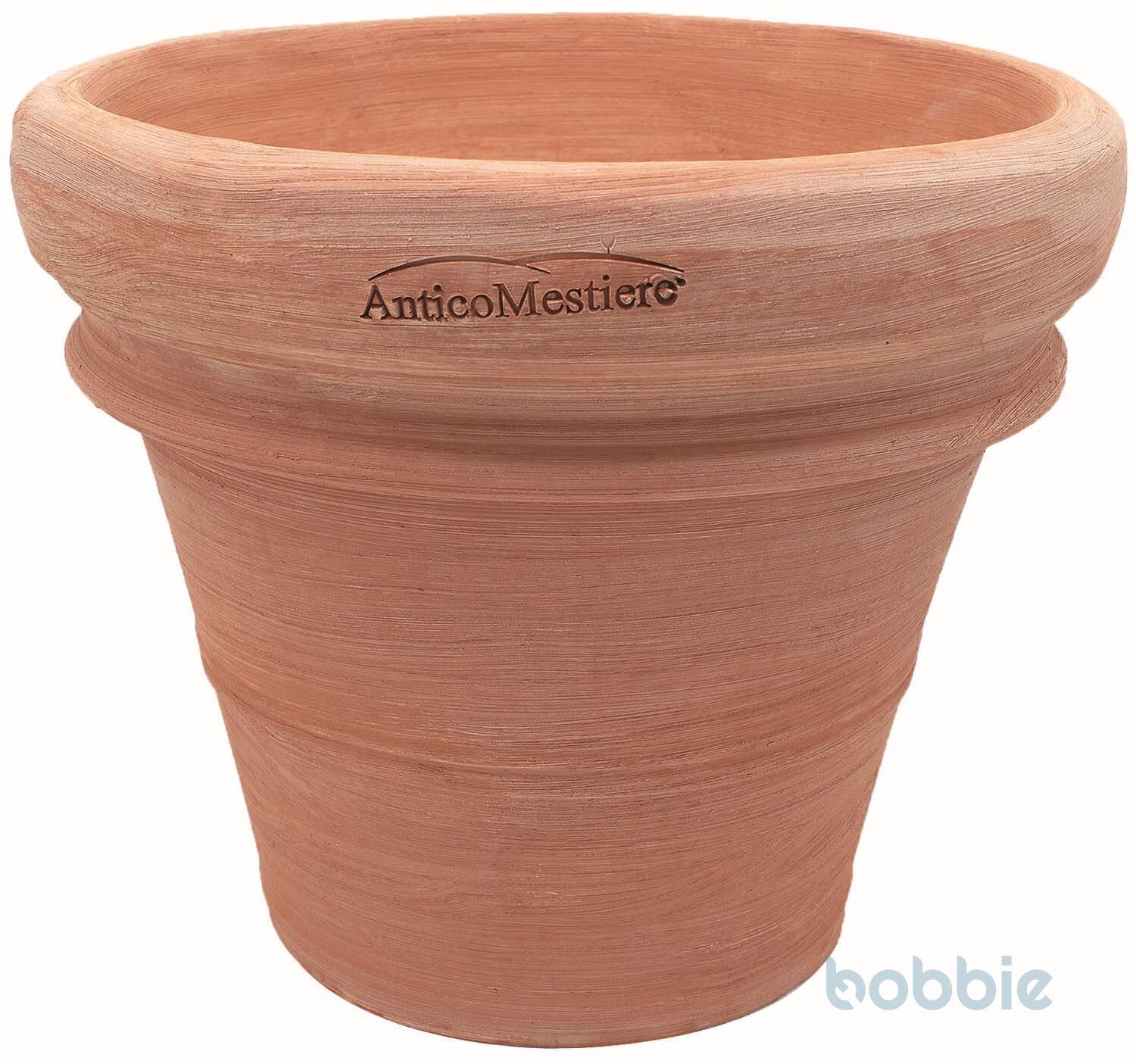 Blumentopf Vase mit doppeltem Rand glatt - VASO DOPPIO BORDO LISCIO CM.40