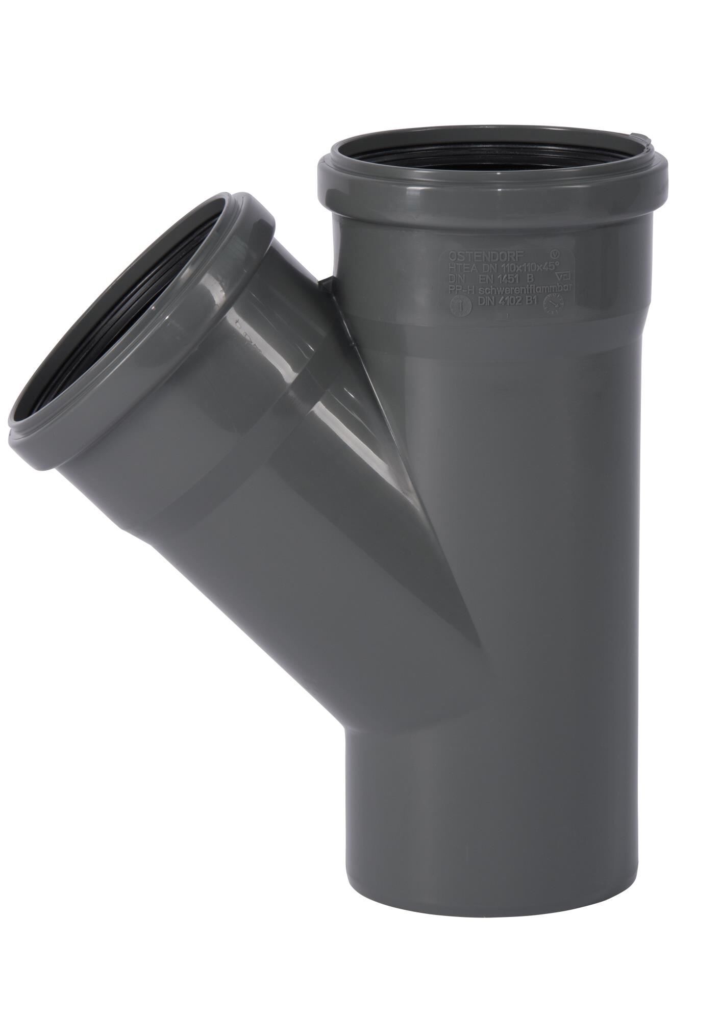 HTsafeEA Abzweig DN/OD 110/110 45 Grad