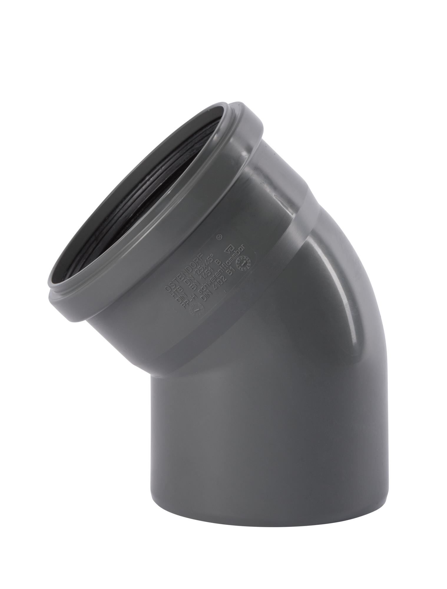 HTsafeB Bogen DN/OD 125 45 Grad