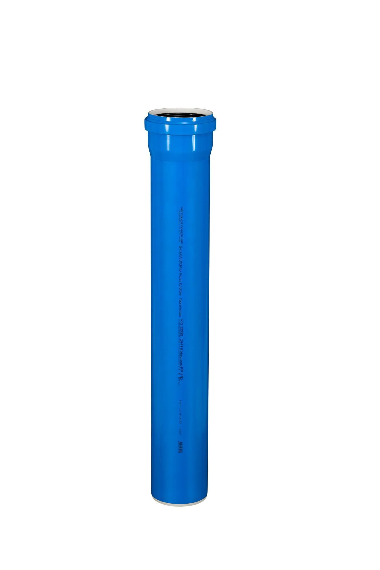 KG2000 Regenwasser (blau) EM Rohr DN/OD 160 x 3000 mm SN 16