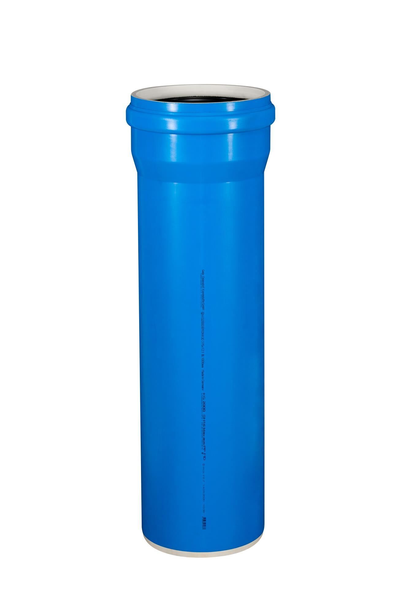 KG2000 Regenwasser (blau) EM Rohr DN/OD 315 x 1000 mm SN 16