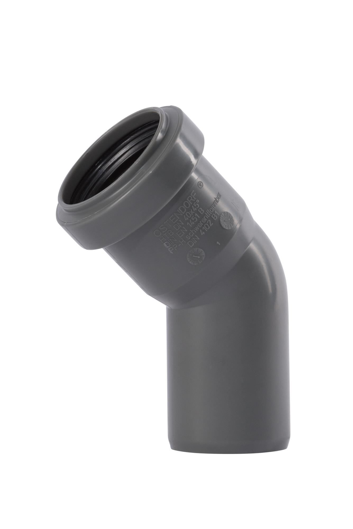 HTsafeB Bogen DN/OD 40 45 Grad