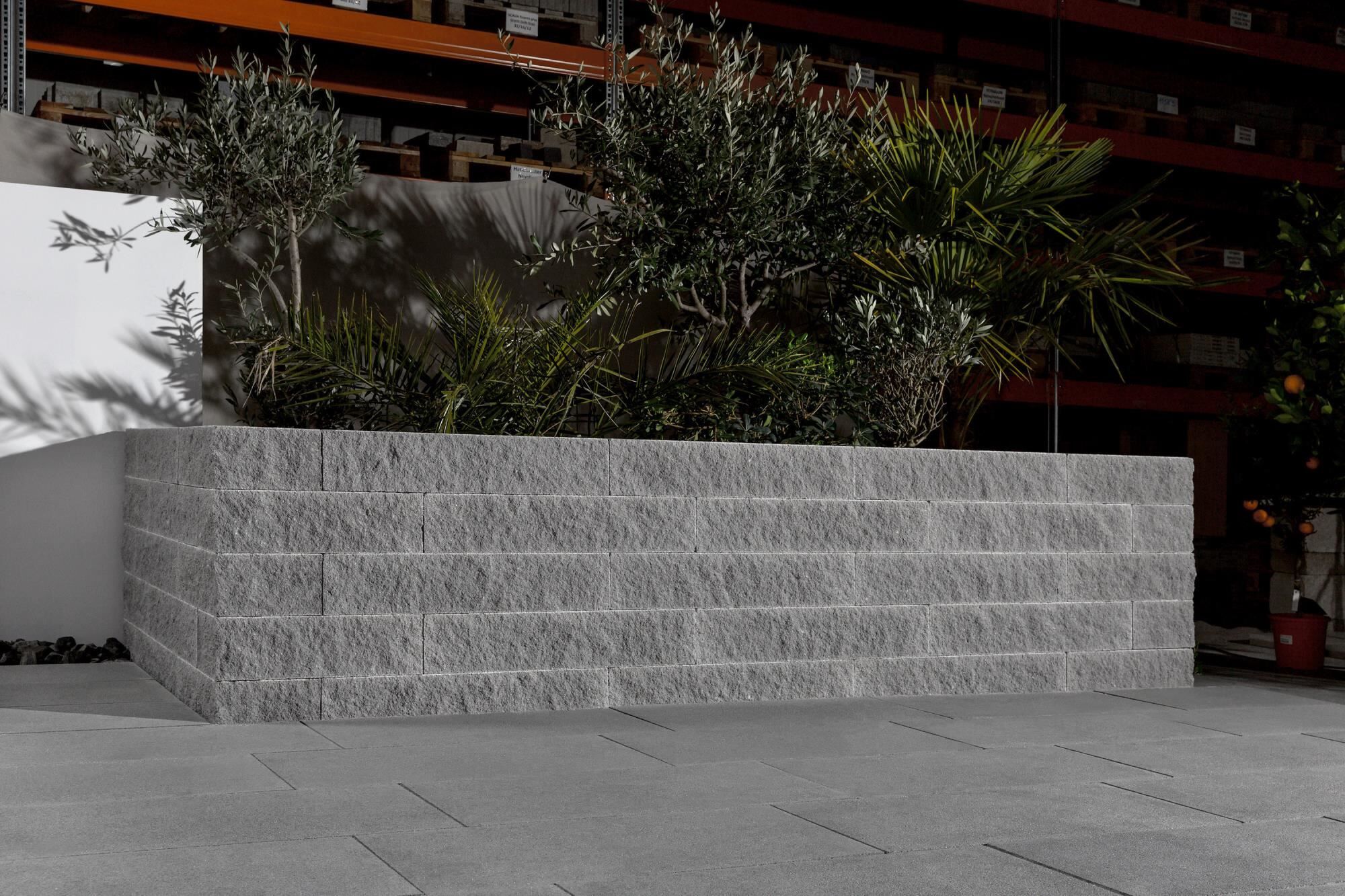 Terrassenplatte MOLINA light ferro soft silco Granit-Dunkel 600 x 400 x 50 mm