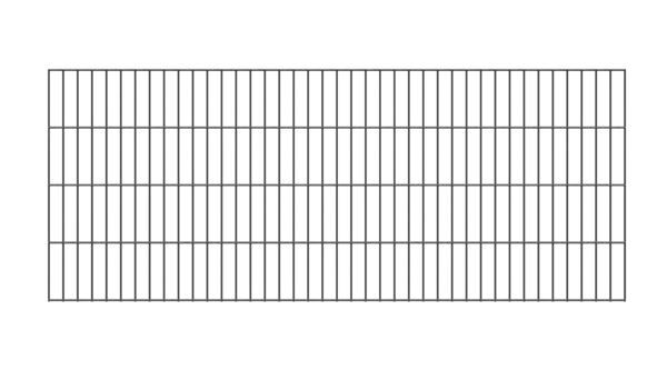 Doppelstab-Gittermatte, Typ 6/5/6, ohne überstand, anthrazit, Höhe: 1200 mm