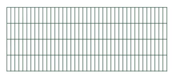 Doppelstab-Gittermatte, Typ 6/5/6, ohne überstand, grün, Höhe: 1000 mm