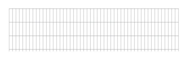 Doppelstab-Gittermatte, Typ 6/5/6, mit überstand, feuerverzinkt, Höhe: 1830 mm