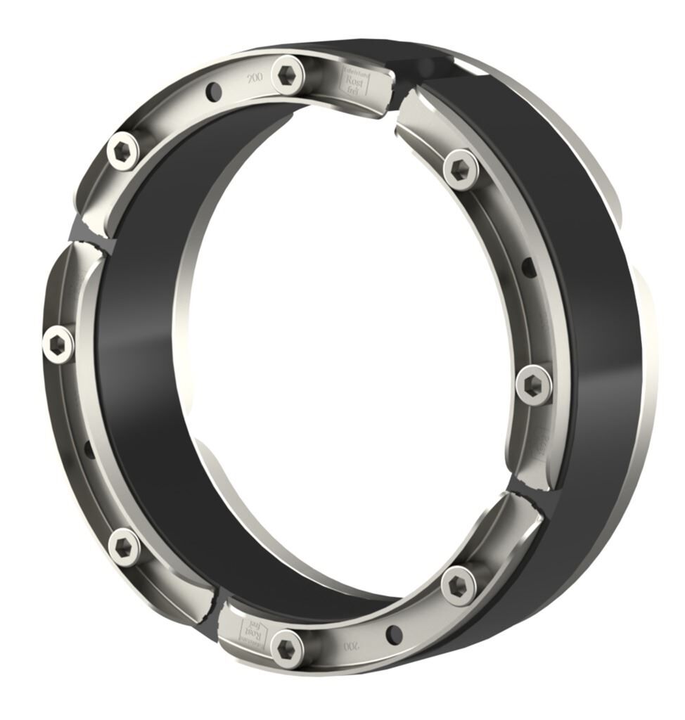 Standard-Ringraumdichtung mit U-Profil Pressplatten für Rohre HSD150 1x110