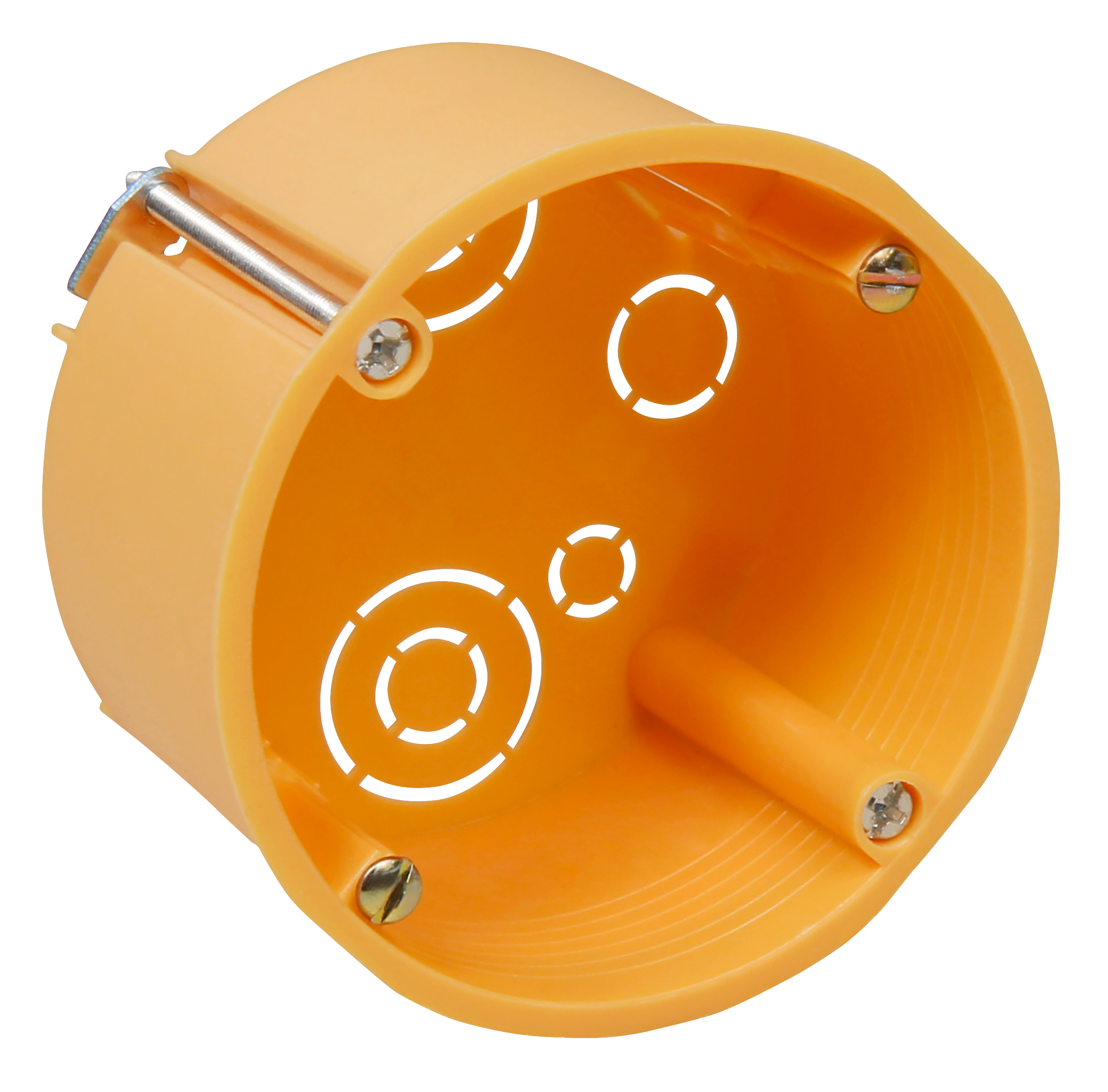 Hohlwanddose McPower, Ø68x45mm, inkl. Geräteschrauben, orange