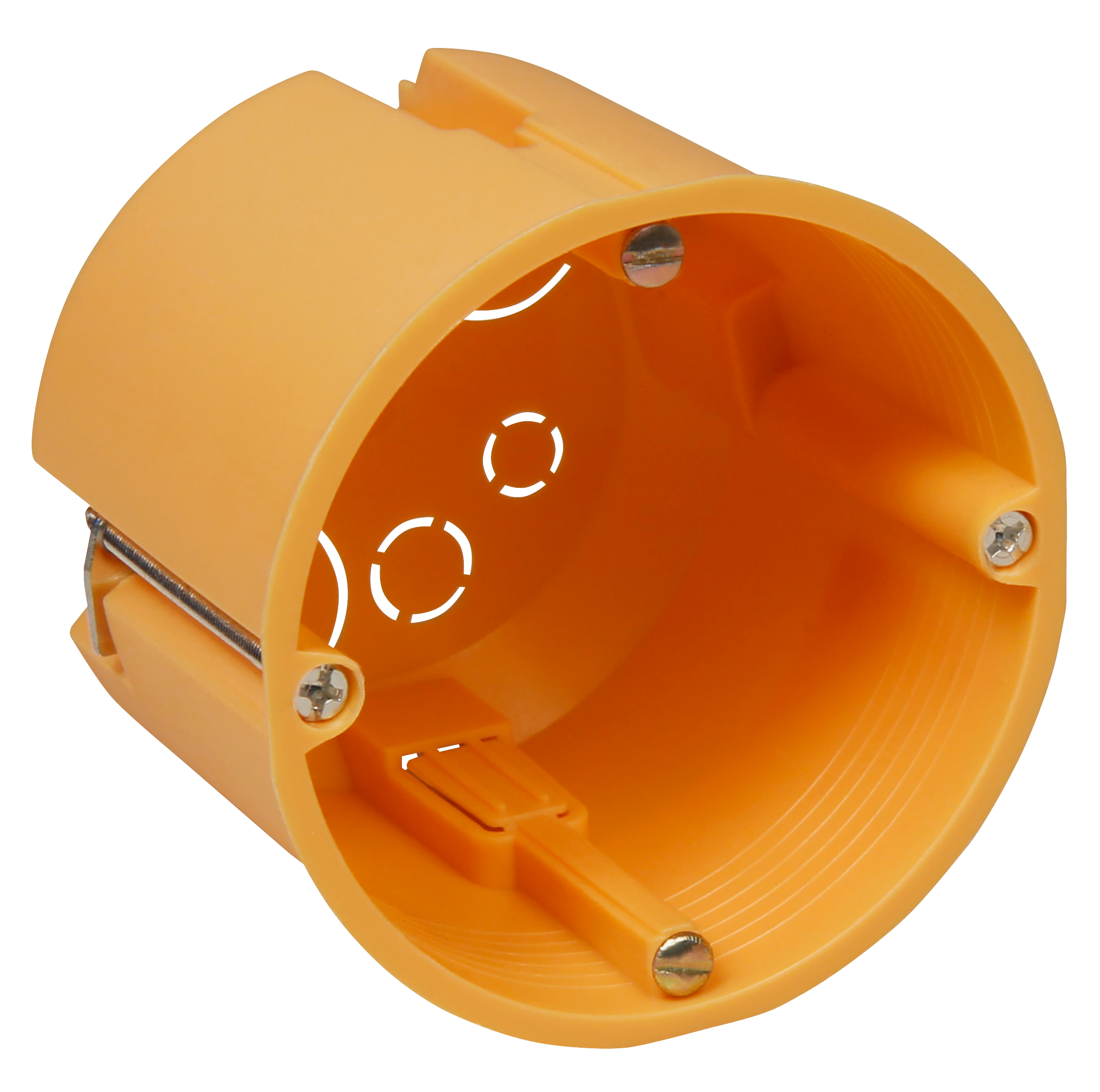 Hohlwanddose McPower, Ø68x62mm, inkl. Geräteschrauben, orange