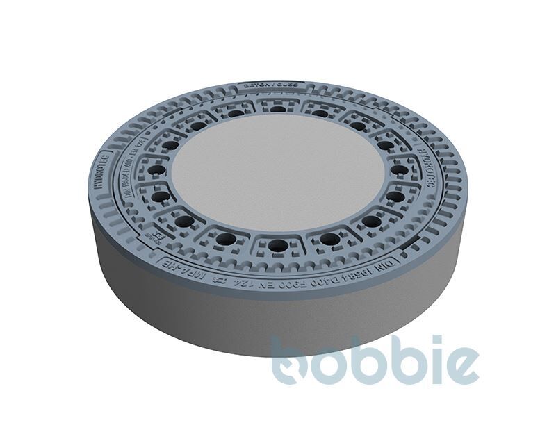 Schachtabdeckung D400 Beton/Guss*Beton/Guss m.V. m. HYDRO Opren-Einlage