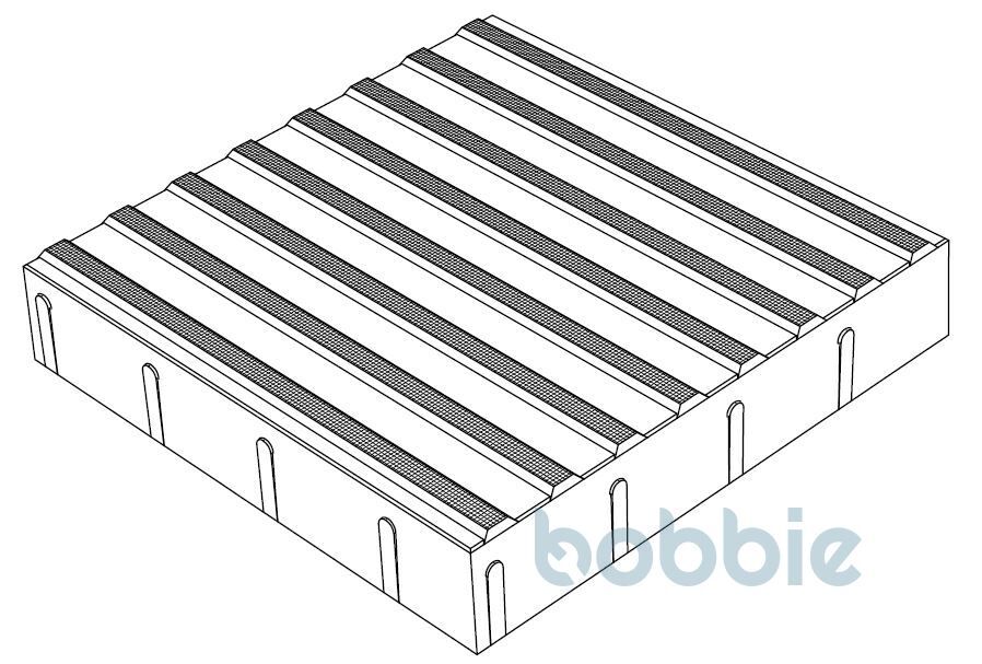 Rippenplatte TR 40-40 AR 50-15