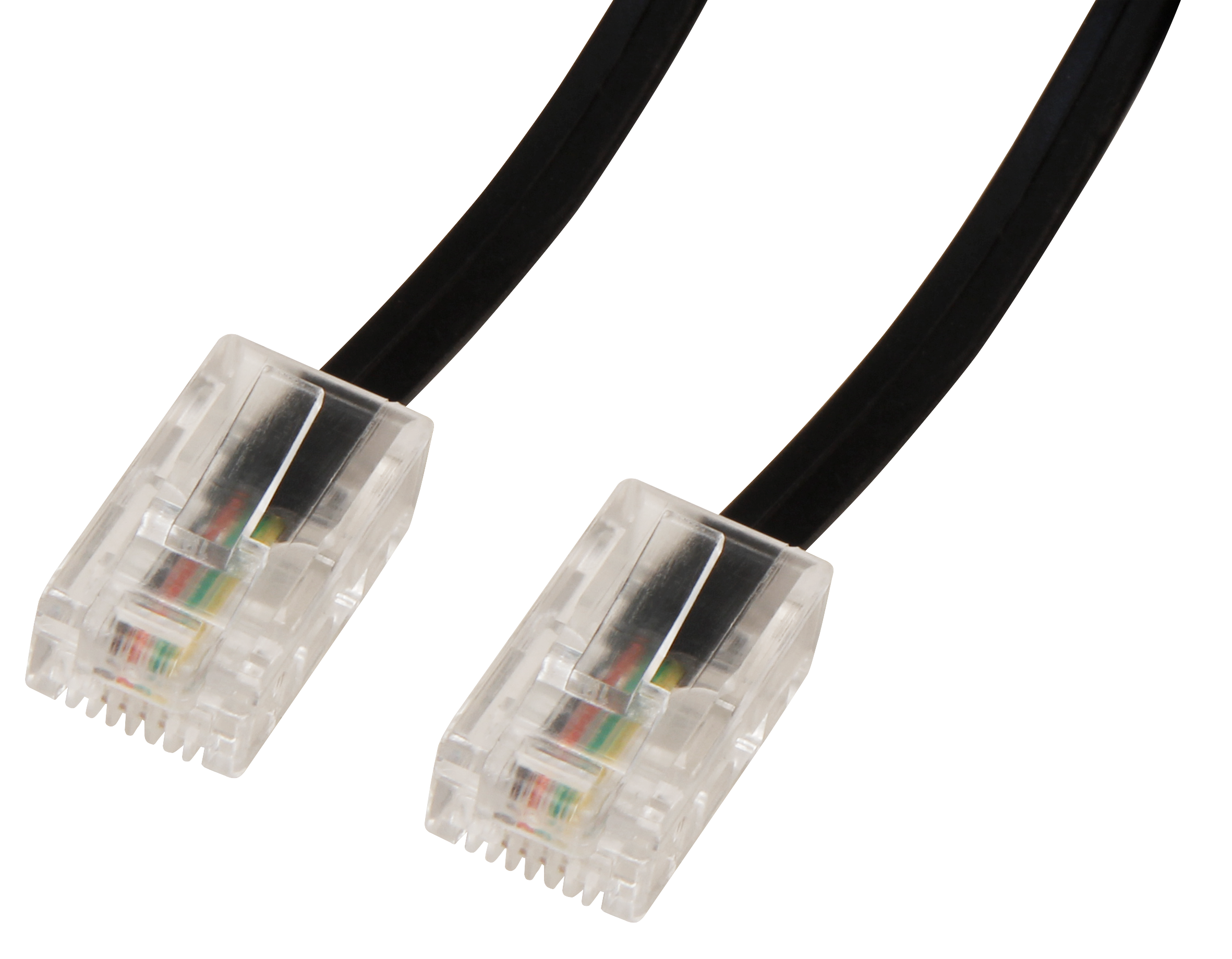 ISDN-Anschlusskabel, 8P4C-8P4C, 1:1, 2x RJ45-Stecker, 3m
