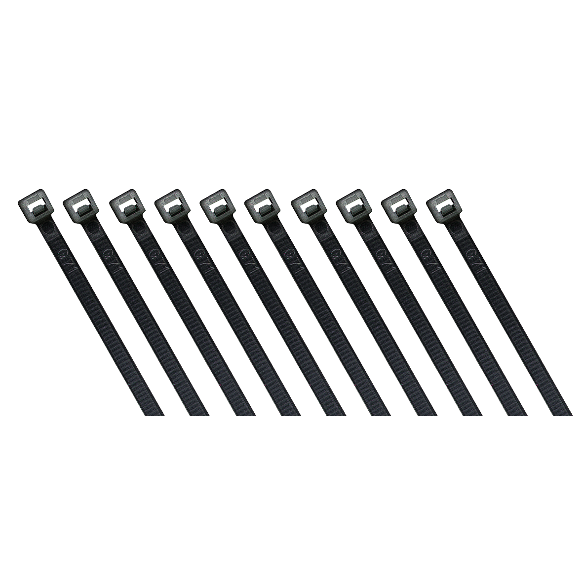Kabelbinder McPower, schwarz, 370x3,6mm, 100er-Pack, UV beständig
