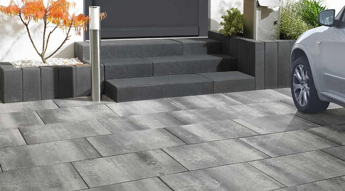 Pflasterstein IMPRESSA, 60x24x8, Platin