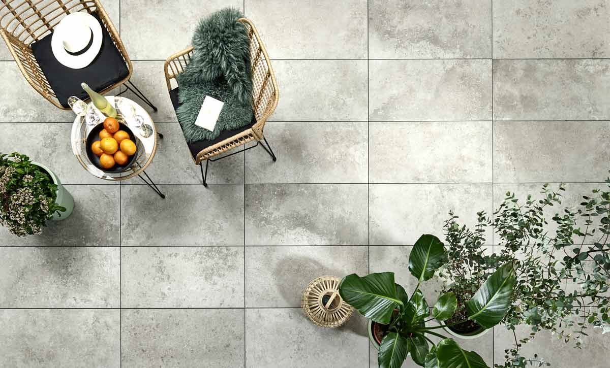Terrassenplatte DIMENSIO; 90x45x3; Charismatic Stone Grey