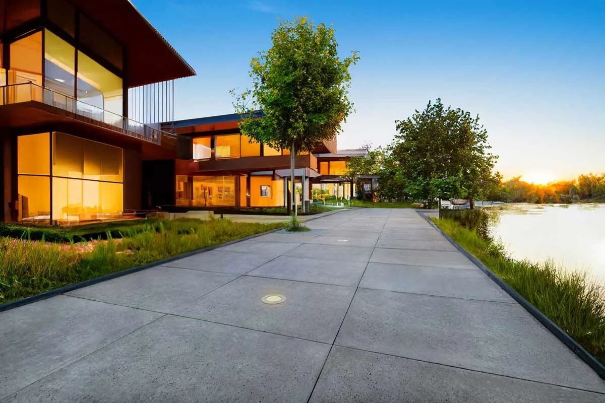 Terrassenplatte EXEO, 100x100x5, Anthrazit
