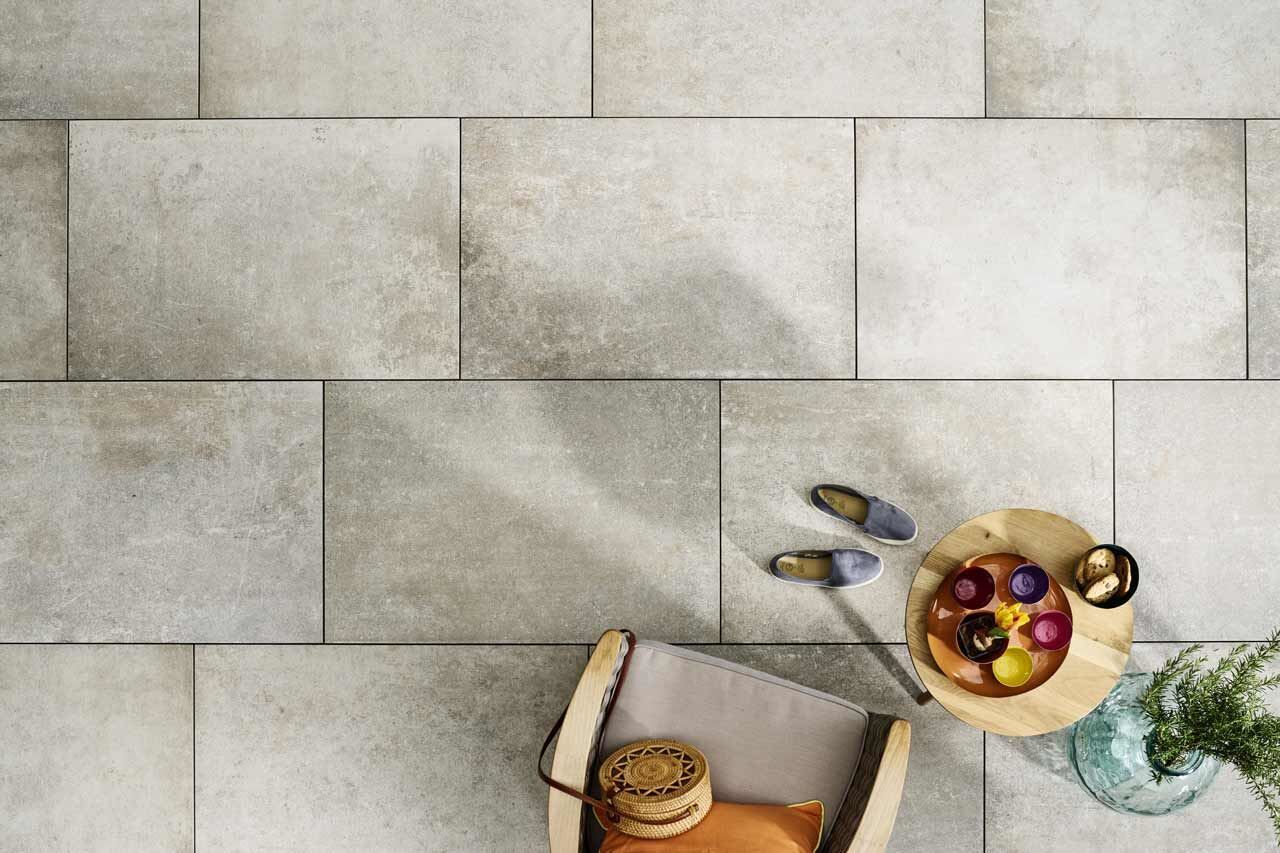 Terrassenplatte PADINO, 90x60x2, Taupe