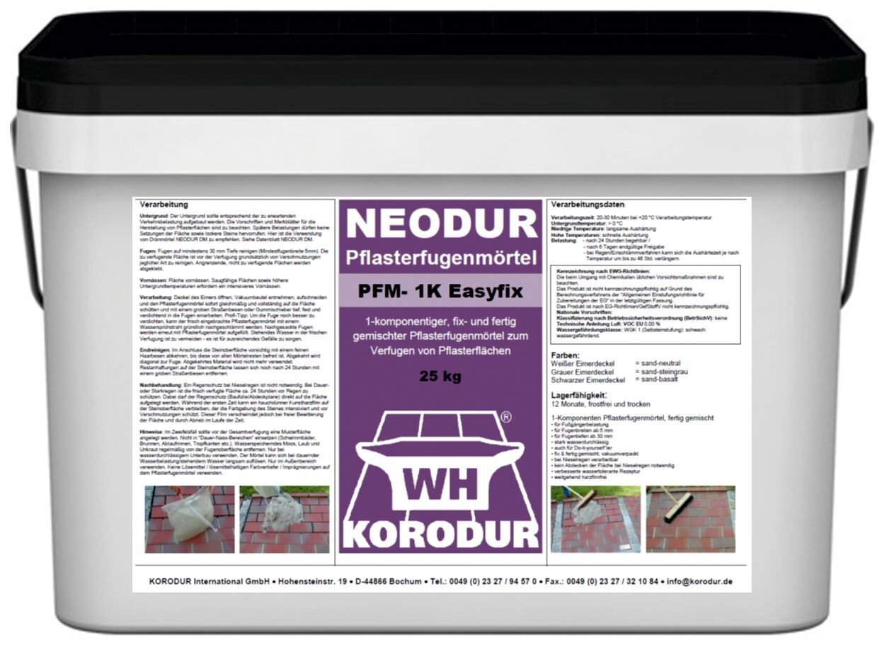 NEODUR PFM 1K Easyfix basalt