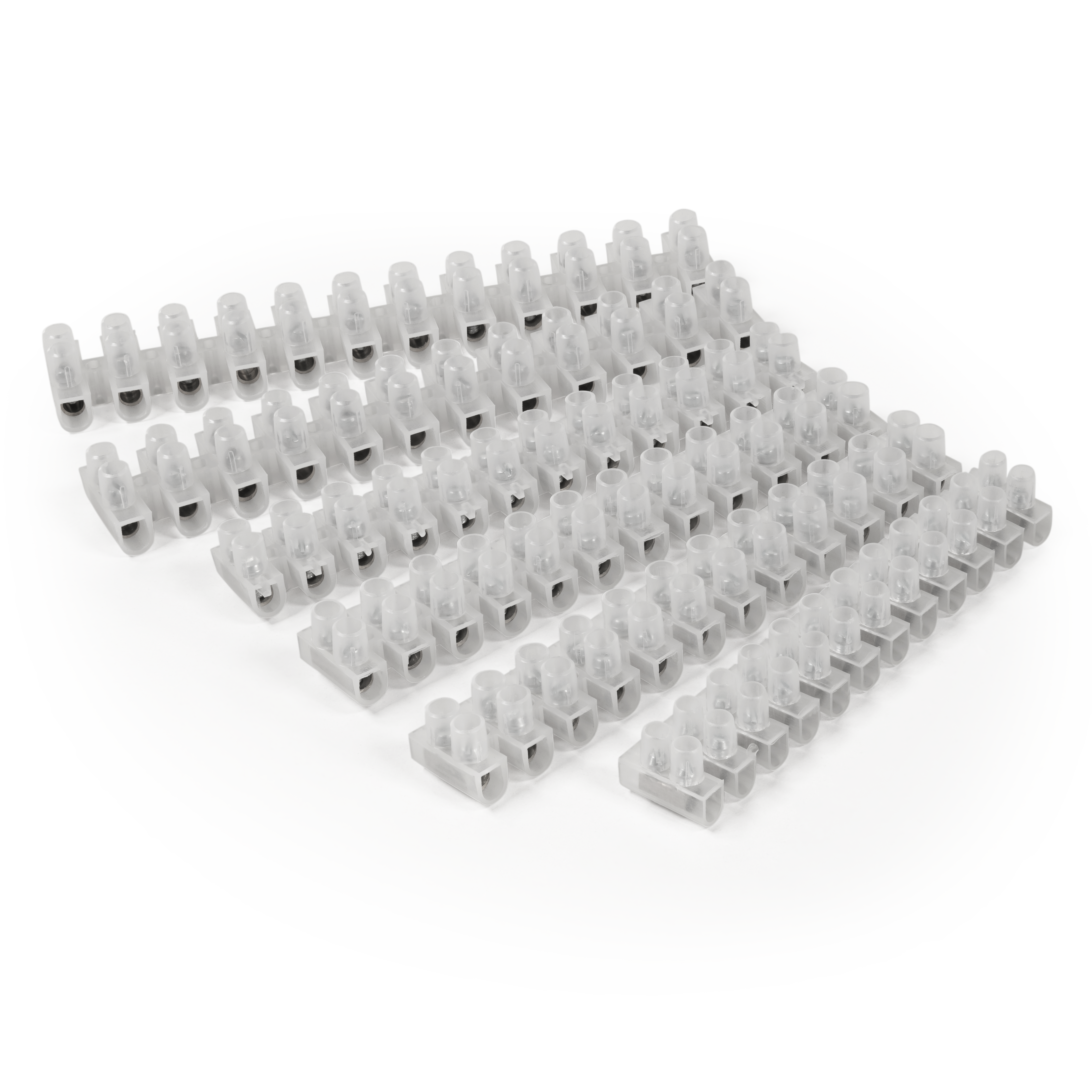 Lüsterklemmen-Sortiment McPower, 6-teilig: 1x4A, 3x6A, 2x10A, jeweils 12 Klemmen