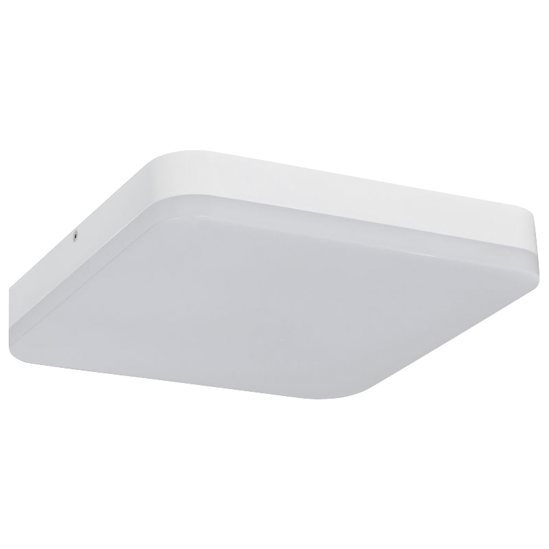 LED Deckenleuchte, 1600lm,3000K,25W,warmweiß,IP44, 280x280x51mm, Bewegungsmelder