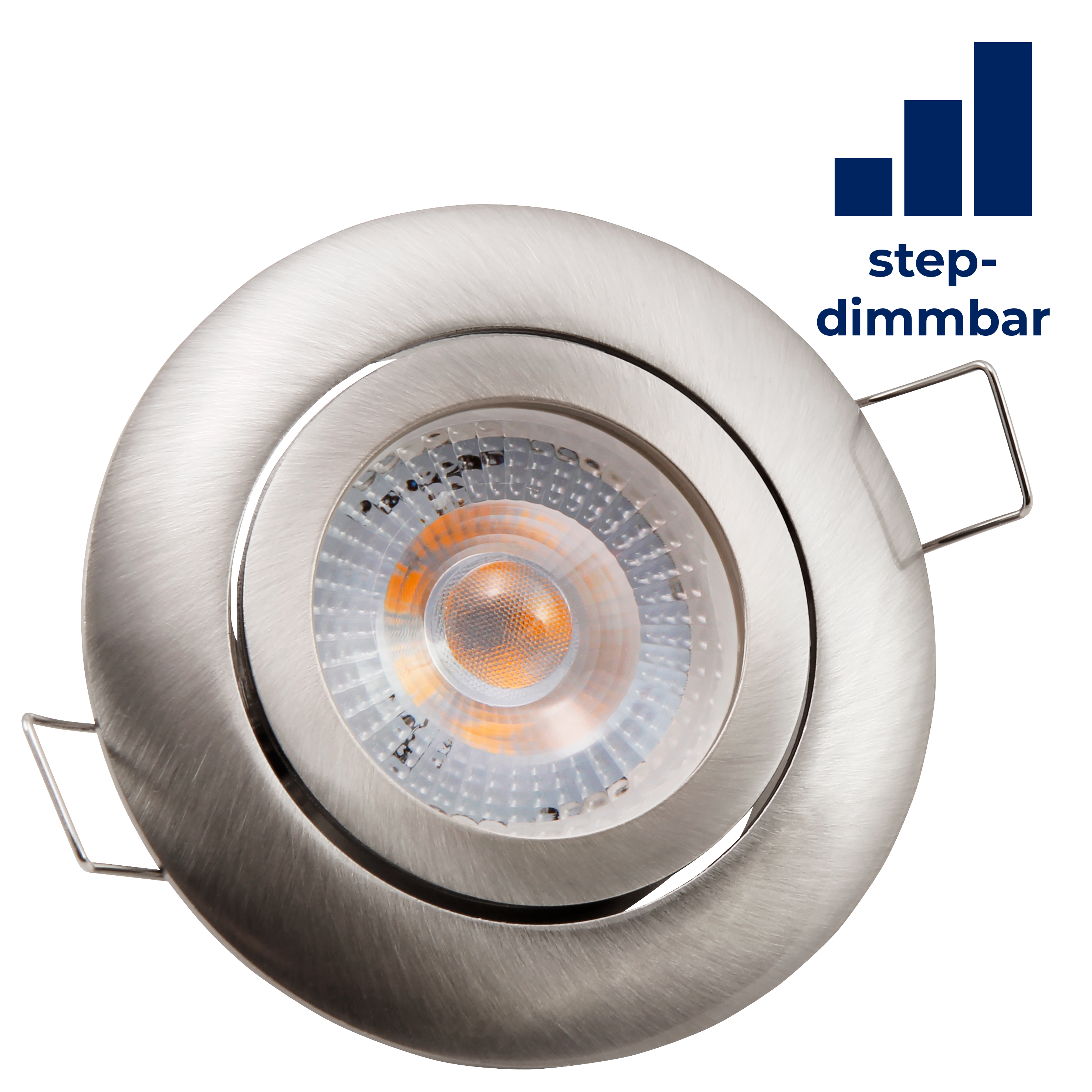 LED-Einbauleuchte McShine ''Eco-50'' 5W, 400lm, 3000K, step-dimmbar