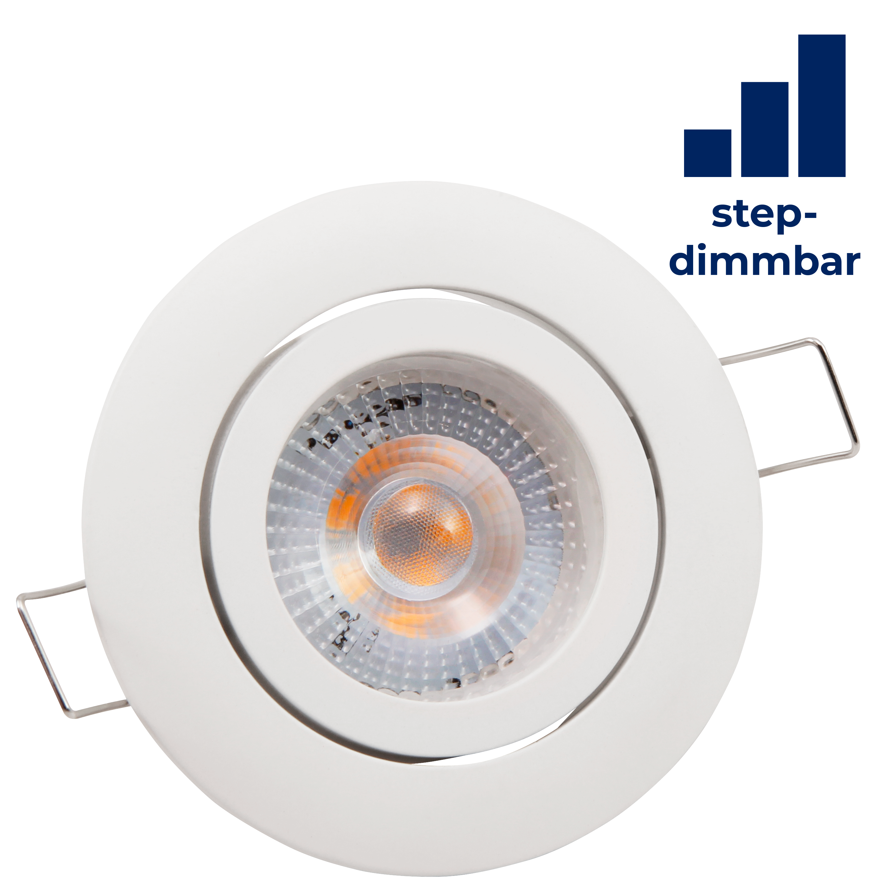 LED-Einbauleuchte McShine ''Eco-50'' 5W, 400lm, 3000K, step-dimmbar