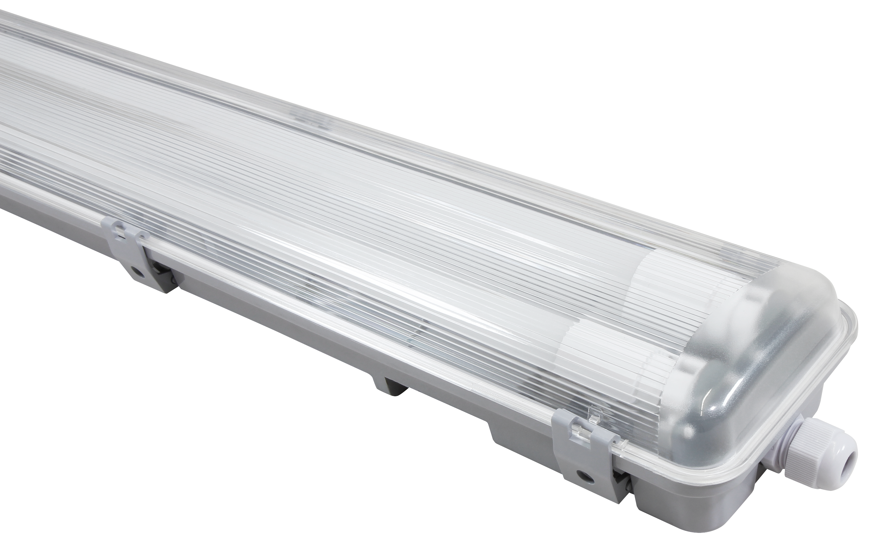 LED Feuchtraumleuchte McShine ''FL-23'' IP65, 4800lm, 4000K, 48W, 150cm, neutralweiß