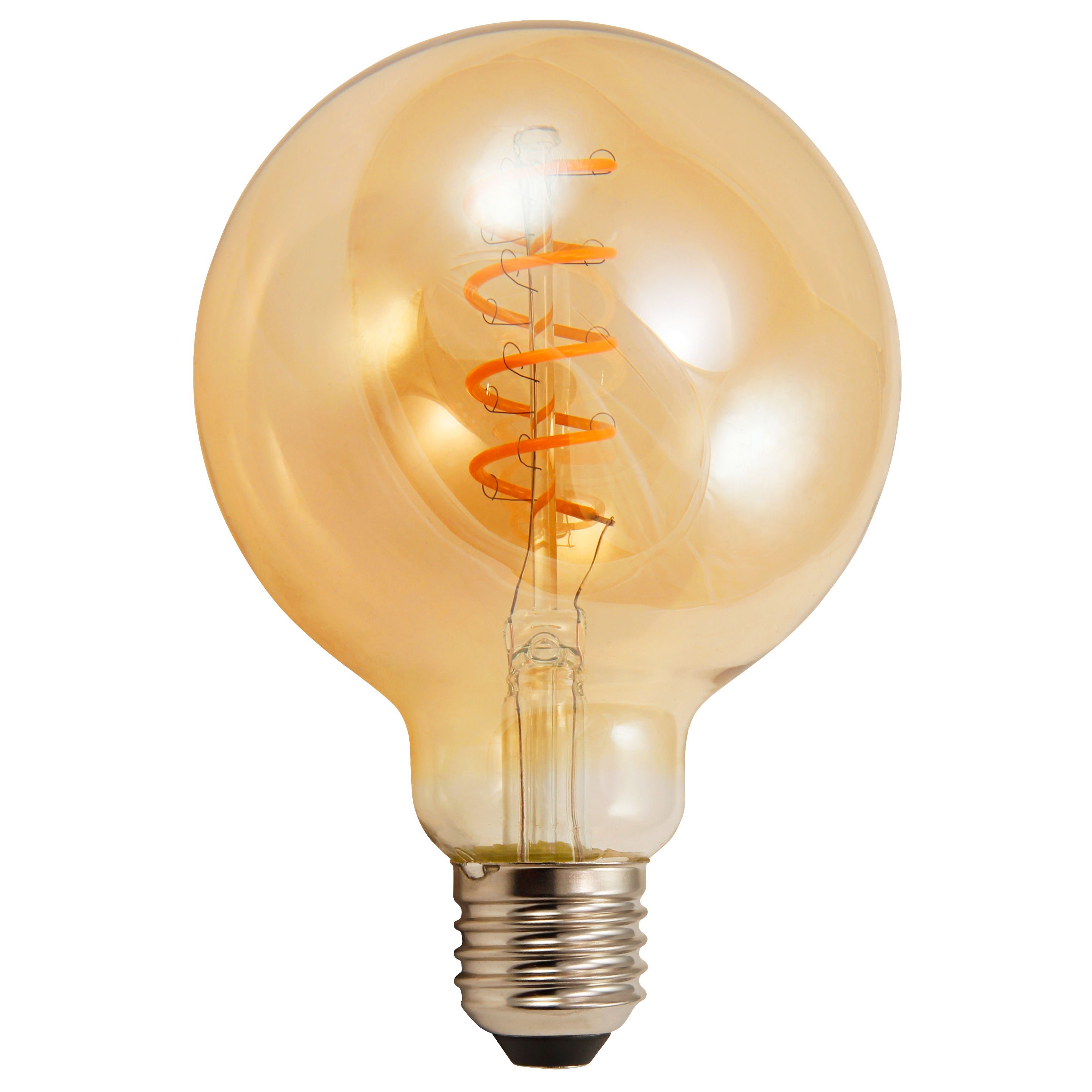 LED Filament Globelampe McShine ''Retro'' E27, 4W, 280lm, warmweiß, goldenes Glas