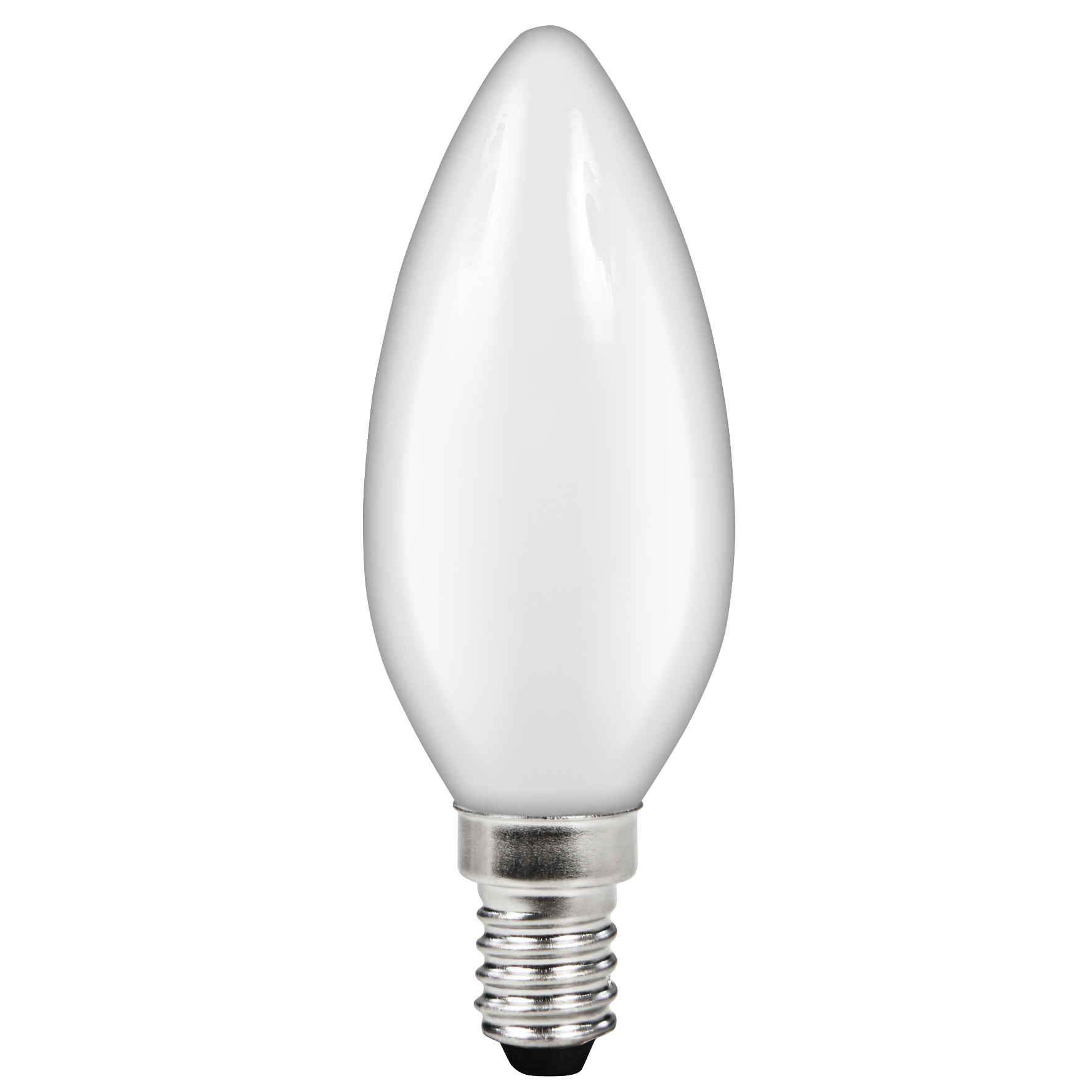 LED Filament Kerzenlampe McShine ''Filed'', E14, 2W, 260 lm, warmweiß, matt