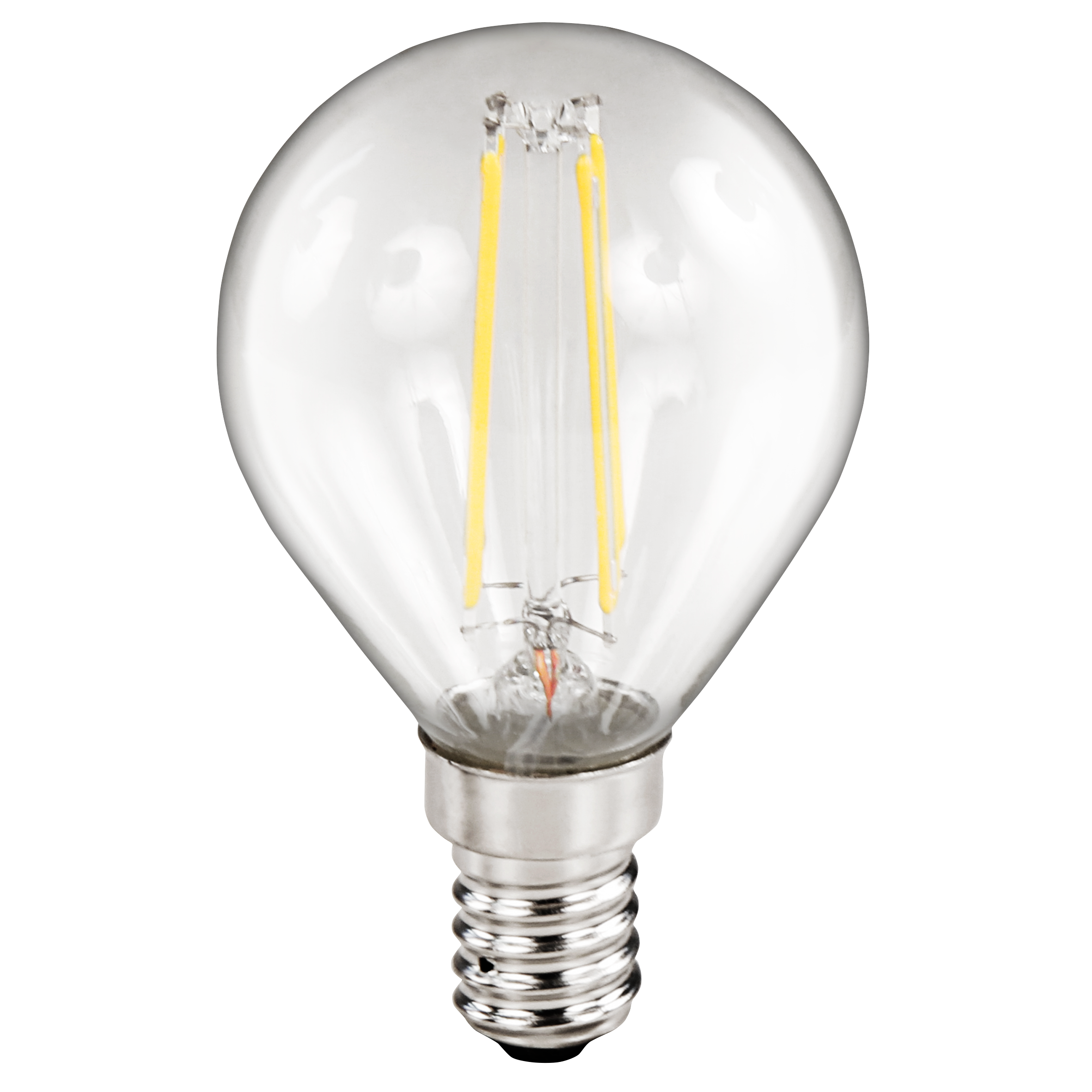 LED Filament Tropfenlampe McShine ''Filed'', E14, 2W, 260 lm, warmweiß, klar