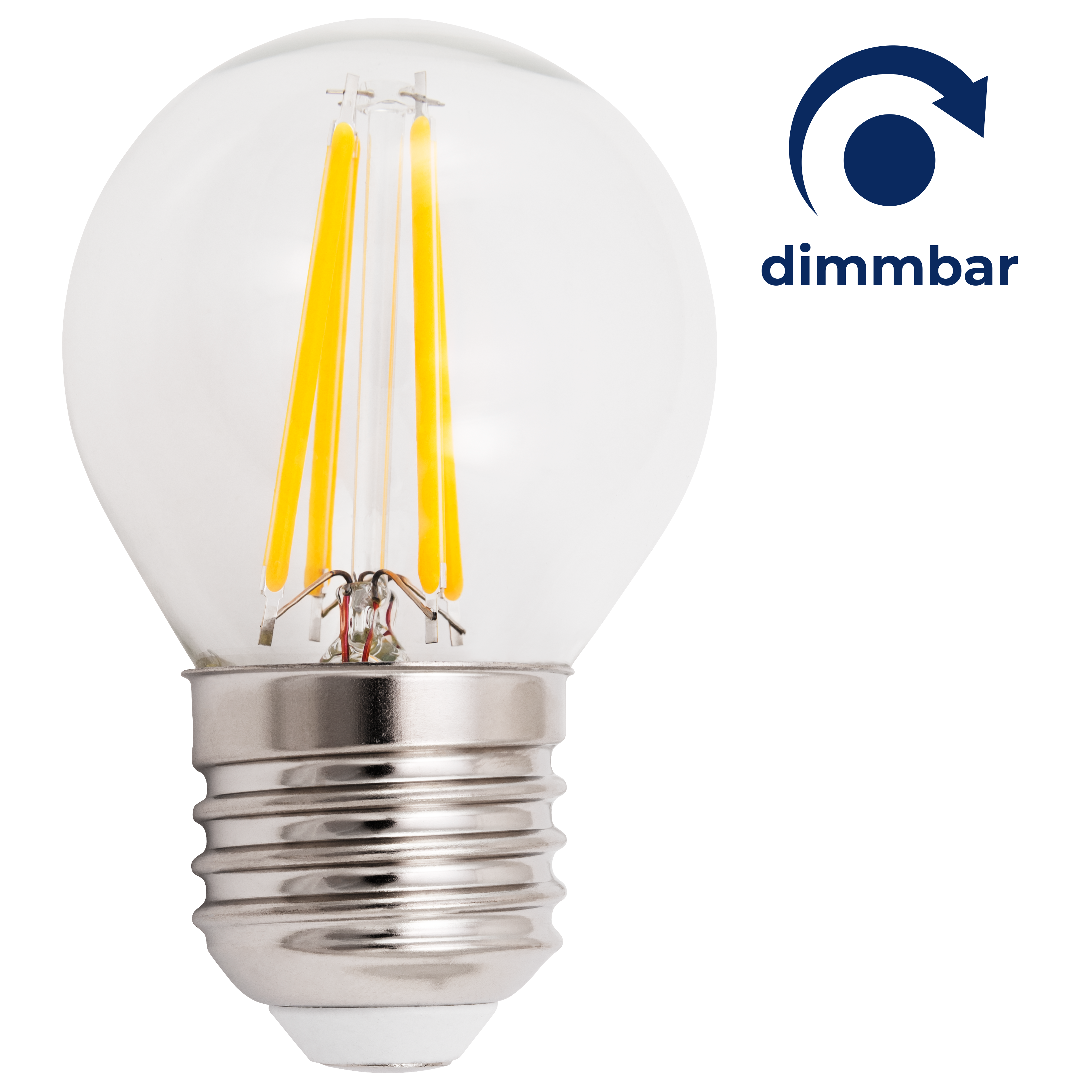 LED Filament Tropfenlampe McShine ''Filed'' E27, 6W, 600lm, warmweiß, dimmbar