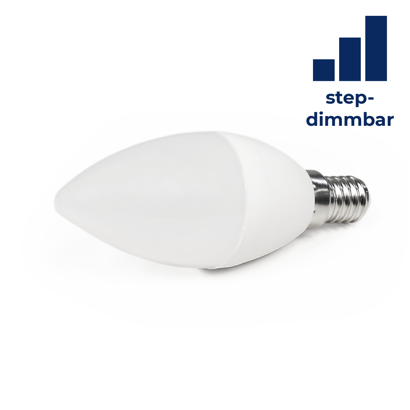 LED-Kerzenlampe McShine, E14, 5W, 400lm, 3000K, warmweiß, dimmbar 100/50/15%